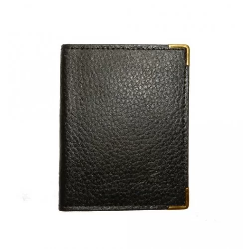 Porte-cartes cuir noir
