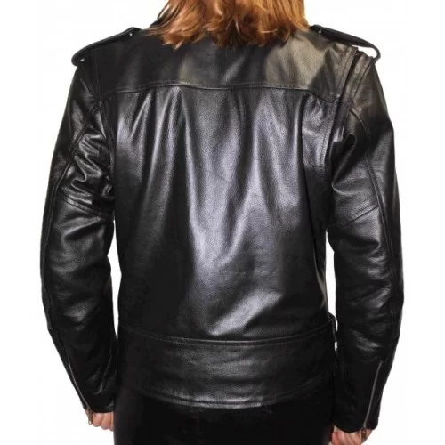 Blouson perfecto femme vachette noire modèle Perfecta