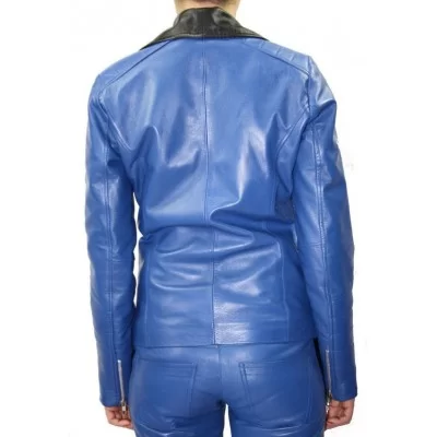 Blouson cuir femme agneau haut de gamme modèle Angie