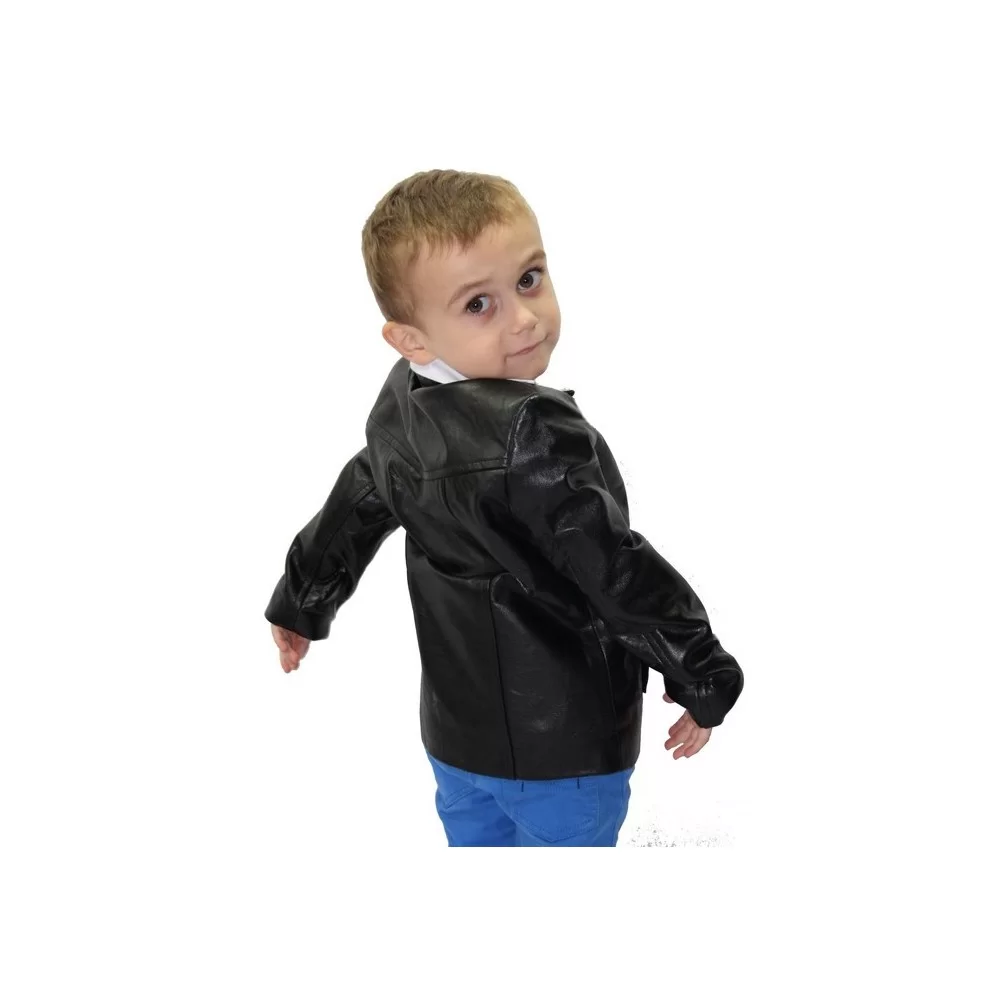 Manteau cuir enfant hot sale