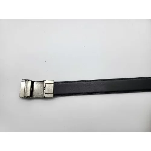 Ceinture en cuir de vachette avec boucle fashion tête de mort